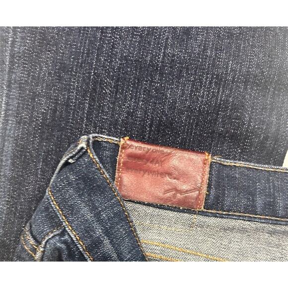 Blue 2 Made in California Jeans Stretch Bootcut Size 28 x 31 Dark Wash USA - Picture 5 of 16